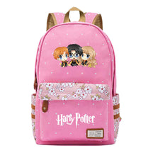 School Of Witchcraft And Wizardry Youth Student School Bag Fragmented Canvas Girl Backpack