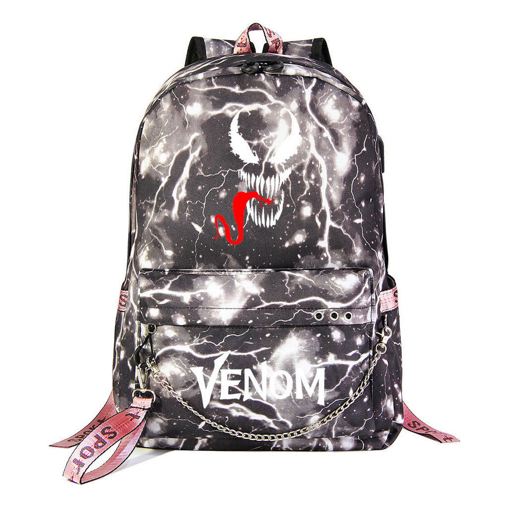 Usb Youth Student Backpack For Men And Women's Leisure Travel Backpack