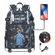 Basketball Star Harland Printed Youth Student Backpack With Large Capacity Leisure Travel Backpack