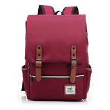 Printed Teenage Student Backpack For Men And Women With Casual Belt Buckle Classic Backpack