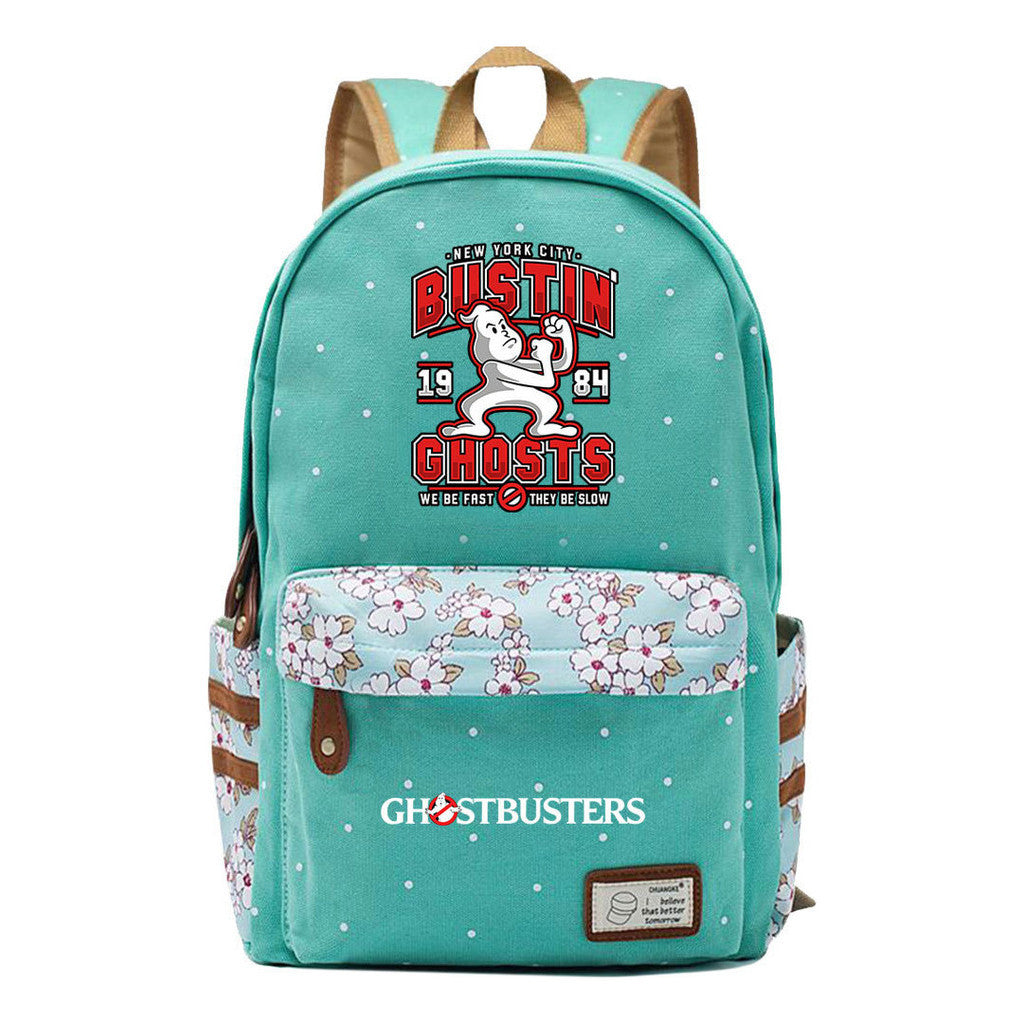 Devil Print Student Backpack, Fashionable And Casual Backpack