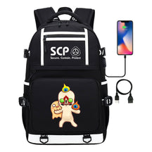Printed Usb Youth School Bag Leisure Travel Backpack