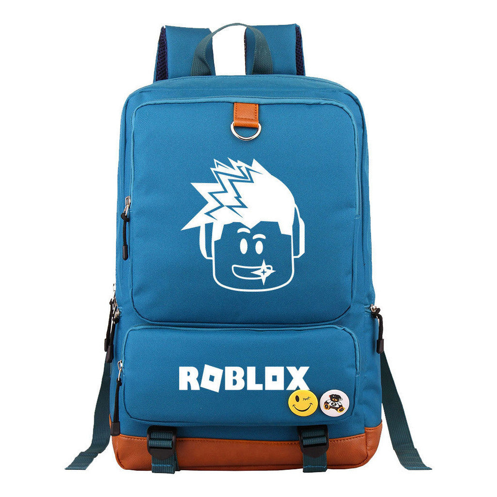 Game Roblox Printed Teenage Student Backpack, Travel Bag, Men's And Women's Backpack