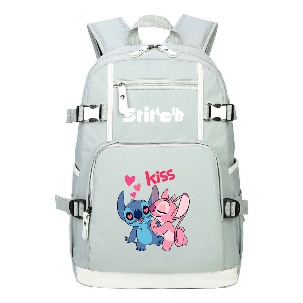 Printed Teenage Student Backpack, Leisure Travel Backpack