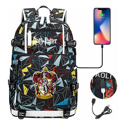 Magic School Usb Youth Student Backpack For Men And Women Leisure Travel Backpack