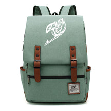 Comic Print Youth Student Backpack For Men And Women, Casual Belt Buckle, Classic Backpack