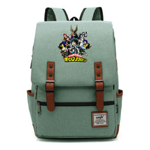 Anime My Heroes Academy Printed Student School Bag For Men And Women Leisure Belt Buckle Classic Backpack