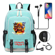 Toy Bear Game Peripheral Print Usb Youth Student Backpack For Men And Women Leisure Backpack