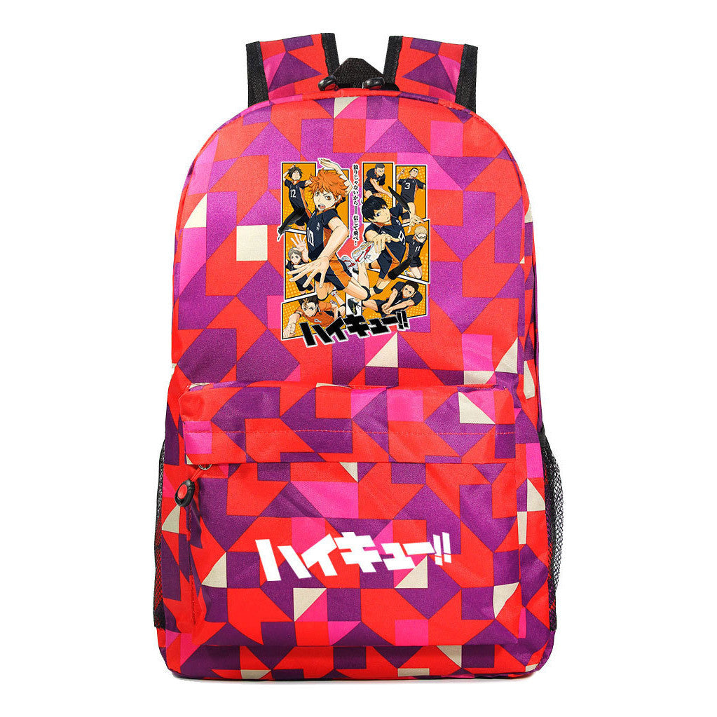Naruto Usb Large Capacity Youth Student Backpack For Leisure Travel Backpack