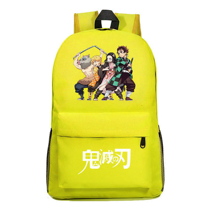 Cartoon Fashion Printed Youth Student Backpack For Men And Women's Leisure Backpack