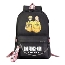 Comic One Punch Superman Printed Usb Youth Student Backpack Men's And Women's Leisure Travel Backpack