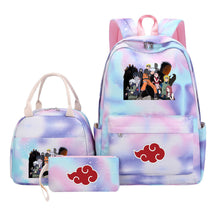 Naruto Girls School Bag Lunch Bag Three Piece Set Backpack Set
