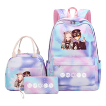 Teenage Student Girl Backpack Lunch Bag Three Piece Set Backpack Set