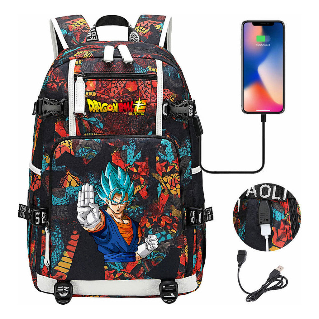 Usb Large Capacity Youth Student Backpack For Men And Women's Leisure Travel Backpack
