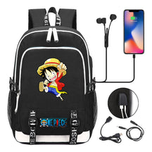 Anime Pirate Wang Lufei Youth Student School Bag Usb Men's And Women's Leisure Backpack