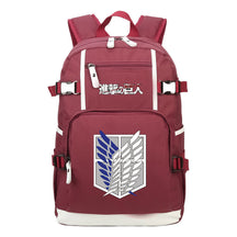 Giant Wings Of Cartoon And Anime Attack Student Backpacks, Men's And Women's Backpacks, Leisure Travel Backpacks