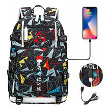 Naruto Usb Youth Student Backpack For Men And Women Leisure Travel Backpack