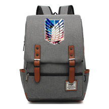 The Giant Of Manga Attack Printed Teenage Student Backpack For Men And Women With Casual Belt Buckle Classic Backpack  38*27*12.5cm