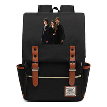 Academy Of Magic Print Teen Student School Bag For Men And Women Casual Belt Buckle Classic Backpack