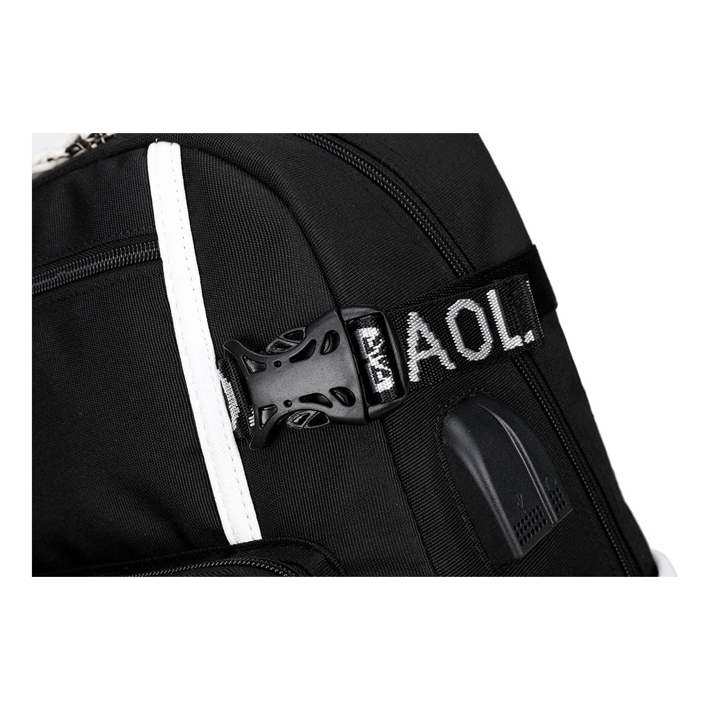 Sports Football Star Usb Printed Youth Student Backpack Leisure Travel Backpack