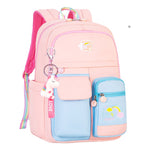 Elementary School Backpack, Lightweight And Casual Children's Backpack, Cute Contrasting Color Student Bag