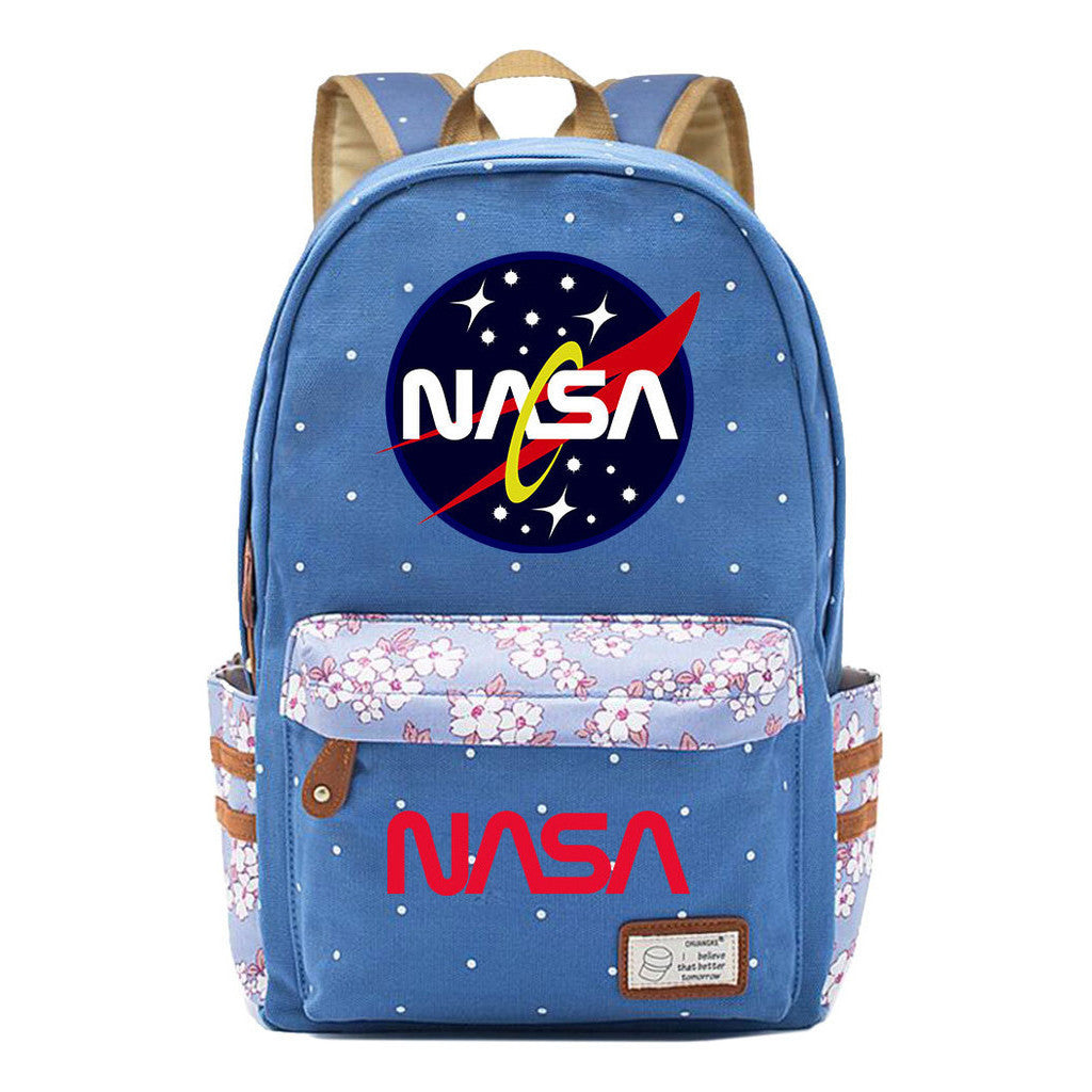 Fashionable Printed Student Backpack From Nasa, Casual Backpack