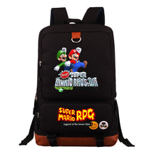 Super Mario Print Youth Student Backpack, Travel Bag, Men's And Women's Backpack
