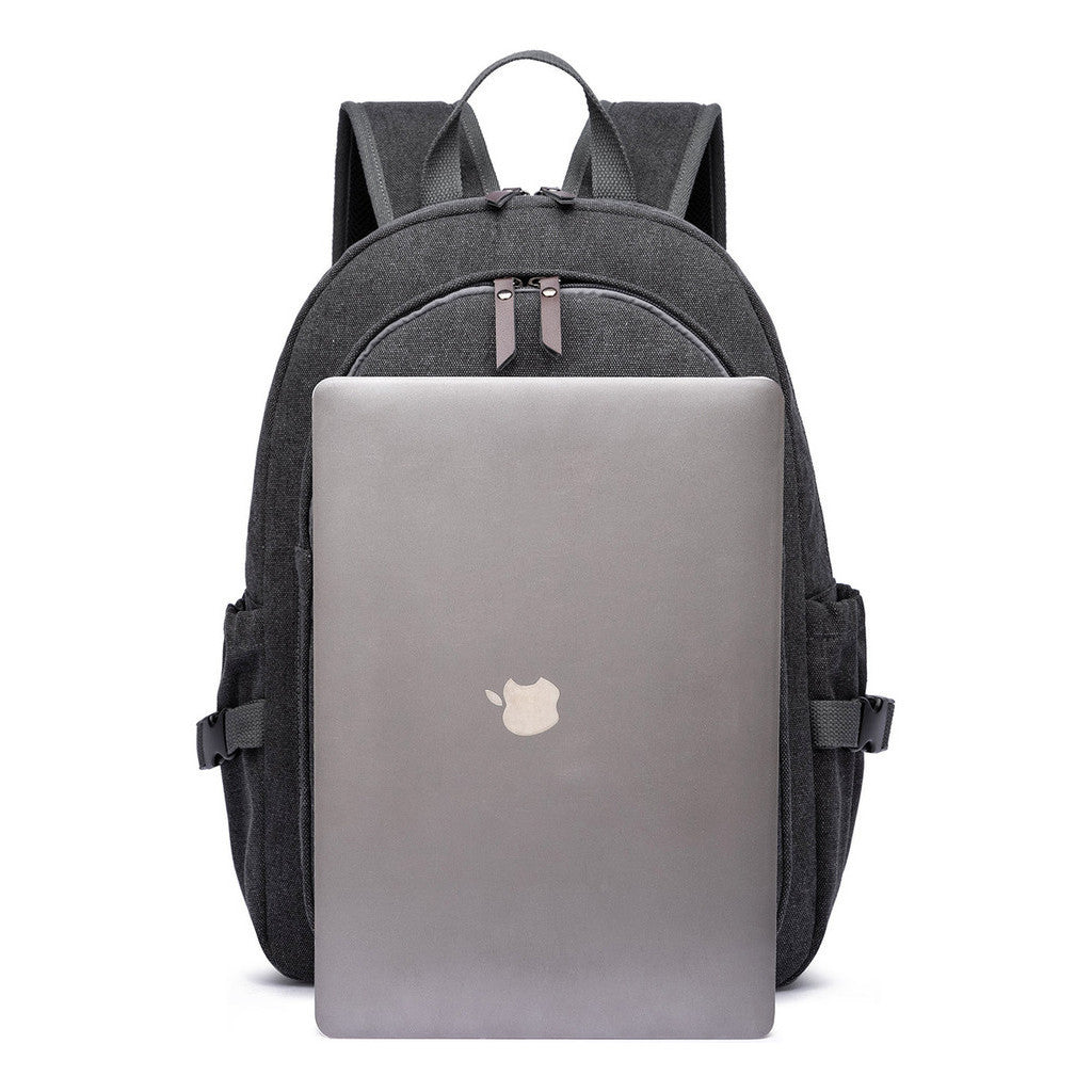 Printed Retro Canvas Youth Student Backpack With Men's And Women's Casual Woven Straps And Backpacks