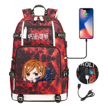 Printed Usb Youth Student Backpack For Men And Women's Leisure Large Capacity Travel Backpack