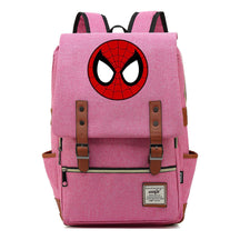 Superhero Printed Youth Student Backpack, Classic Backpack For Men And Women