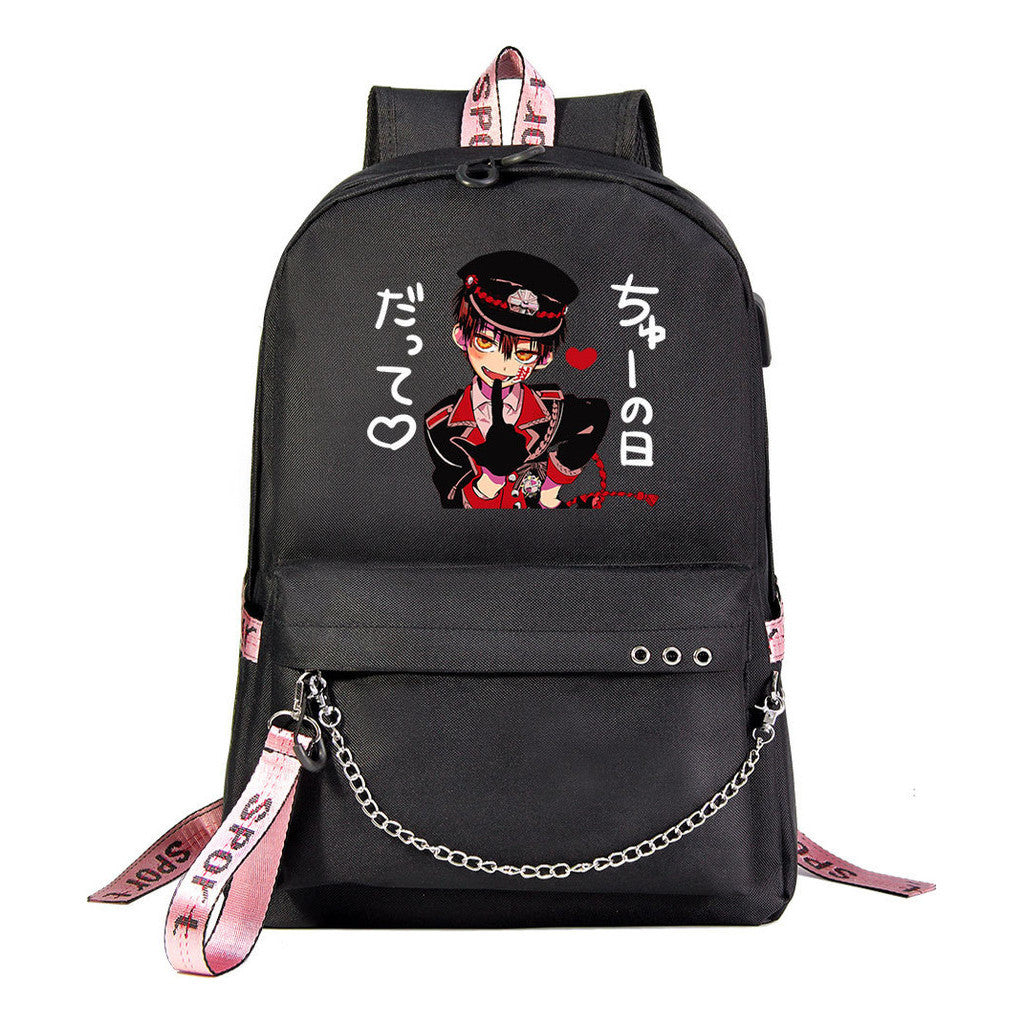 Usb Youth Student Backpack For Boys And Girls Leisure Travel Backpack