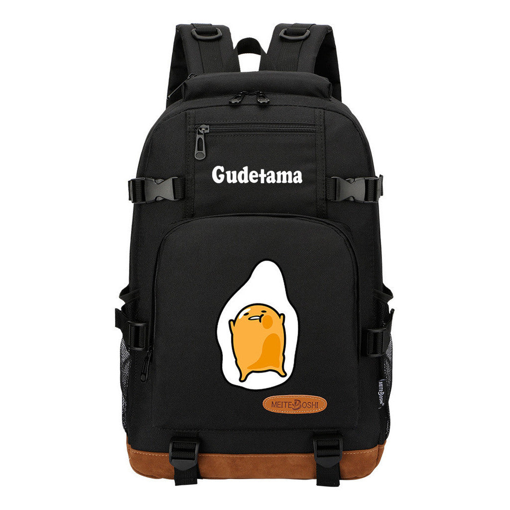 Lazy Teenage Student Backpack, Boys And Girls Backpack
