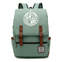 Printed Teenage Student Backpack For Men And Women With Casual Belt Buckle Classic Backpack