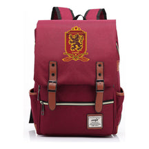 School Of Witchcraft And Wizardry Printed Youth Student Backpack For Men And Women, Casual Belt Buckle, Classic Backpack