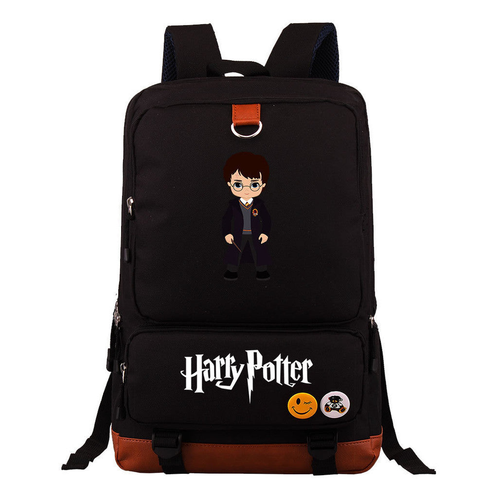 School Of Witchcraft And Wizardry Youth Student Backpack, Large Capacity Travel Bag, Men's And Women's Backpack