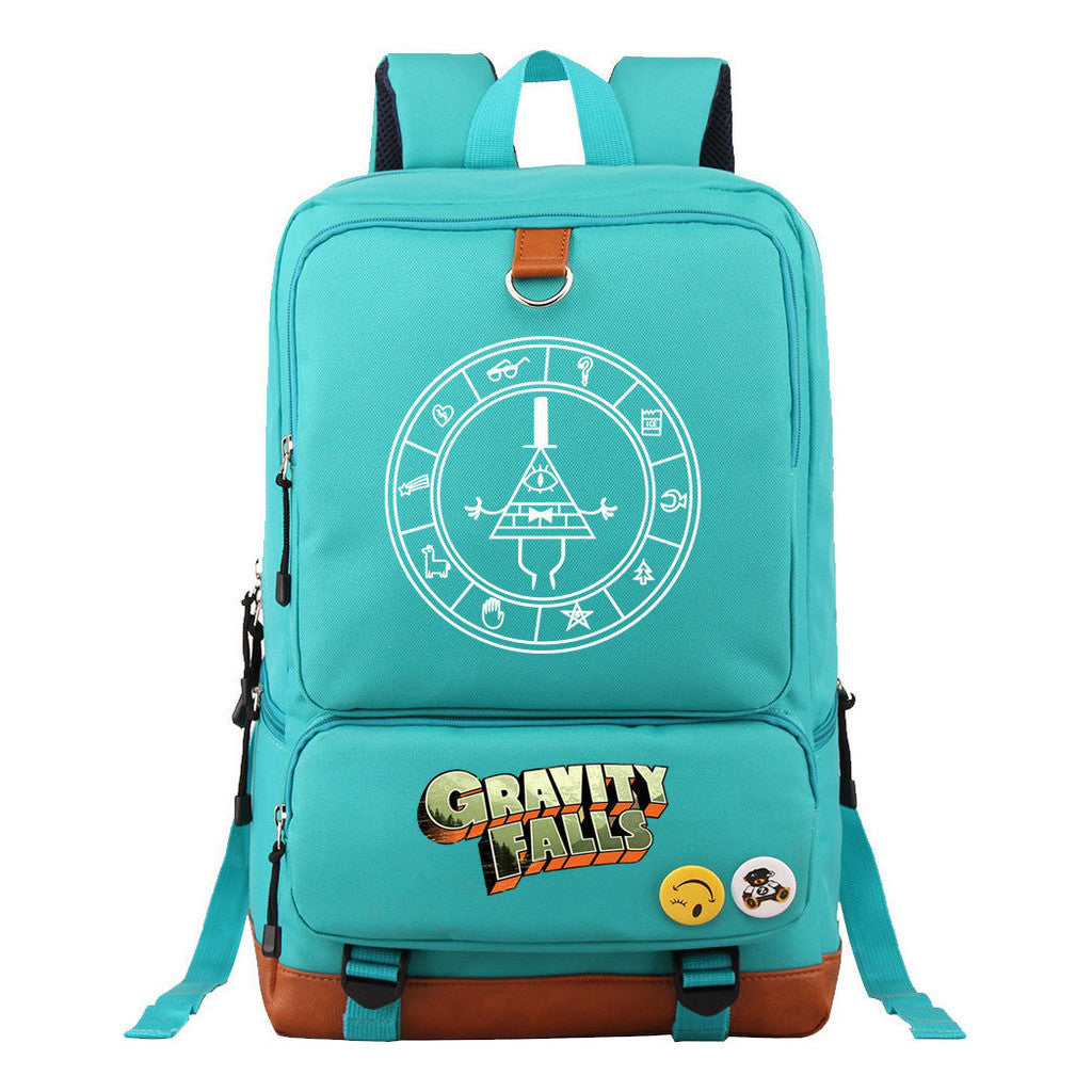 Strange Town Youth Student School Bag Large Capacity Travel Bag Men's And Women's Backpack