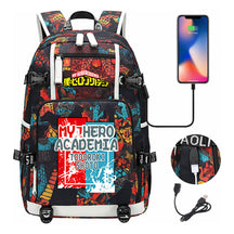 My Heroes Academy Usb Youth Student Backpack For Men And Women's Travel Backpacks