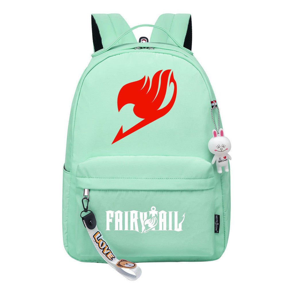 Printed Teenage Student Backpack Men And Women, Casual Bag Girls Backpack