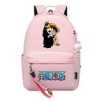 Cartoon Cartoon One Piece Luffy Schoolbag Leisure Bag Girls Backpack