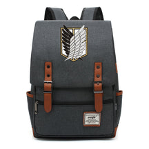 The Giant Of Manga Attack Printed Teenage Student Backpack For Men And Women With Casual Belt Buckle Classic Backpack 38*27*12.5cm