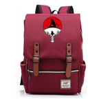 Naruto Printed Teenage Student Backpack For Men And Women, Casual Belt Buckle, Classic Backpack