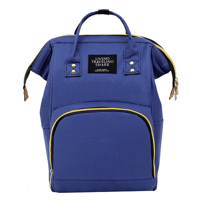 Mother And Baby Bag, Simple And Large Capacity, Portable Backpack, Multifunctional, Fashionable, Casual Backpack, Mommy Bag