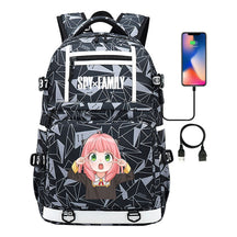 Printed Usb Youth Student Backpack Men's And Women's Backpack Leisure Travel Backpack