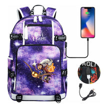 Anime Owl Magic Print Youth Student School Bag Backpack Leisure Travel Backpack