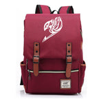 Comic Print Youth Student Backpack For Men And Women, Casual Belt Buckle, Classic Backpack