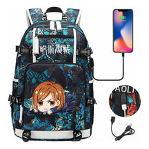Printed Usb Youth Student Backpack For Men And Women's Leisure Large Capacity Travel Backpack