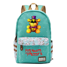 Toy Bear Game Fashion Printed Teenage Girls Student School Bag Men's And Women's Casual Canvas Backpack