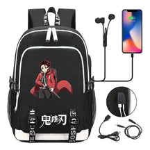 Comic Cartoon Fashion Youth Student Backpack Usb Men's And Women's Casual Backpack