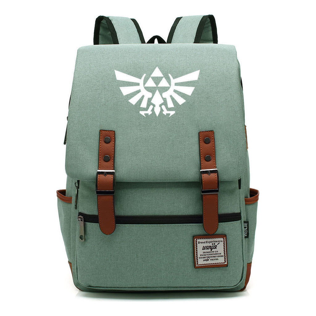 Game Peripheral Zelda Printed Youth Student Backpack For Men And Women Casual Classic Backpack