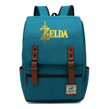 Golden Game Zelda Printed Youth Student Backpack For Men And Women, Casual Belt Buckle, Classic Backpack